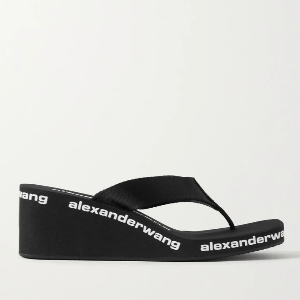 Alexander Wang Thong Sandals Alexander Wang Logo Platform Sandal